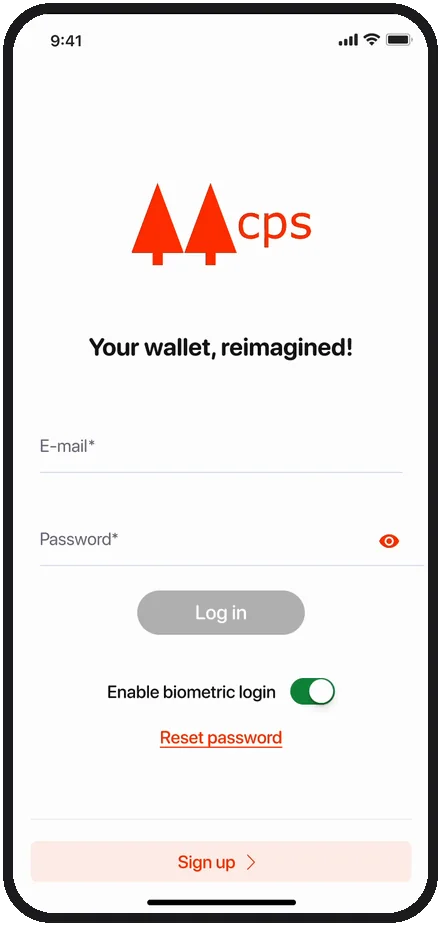 Toca Sign up